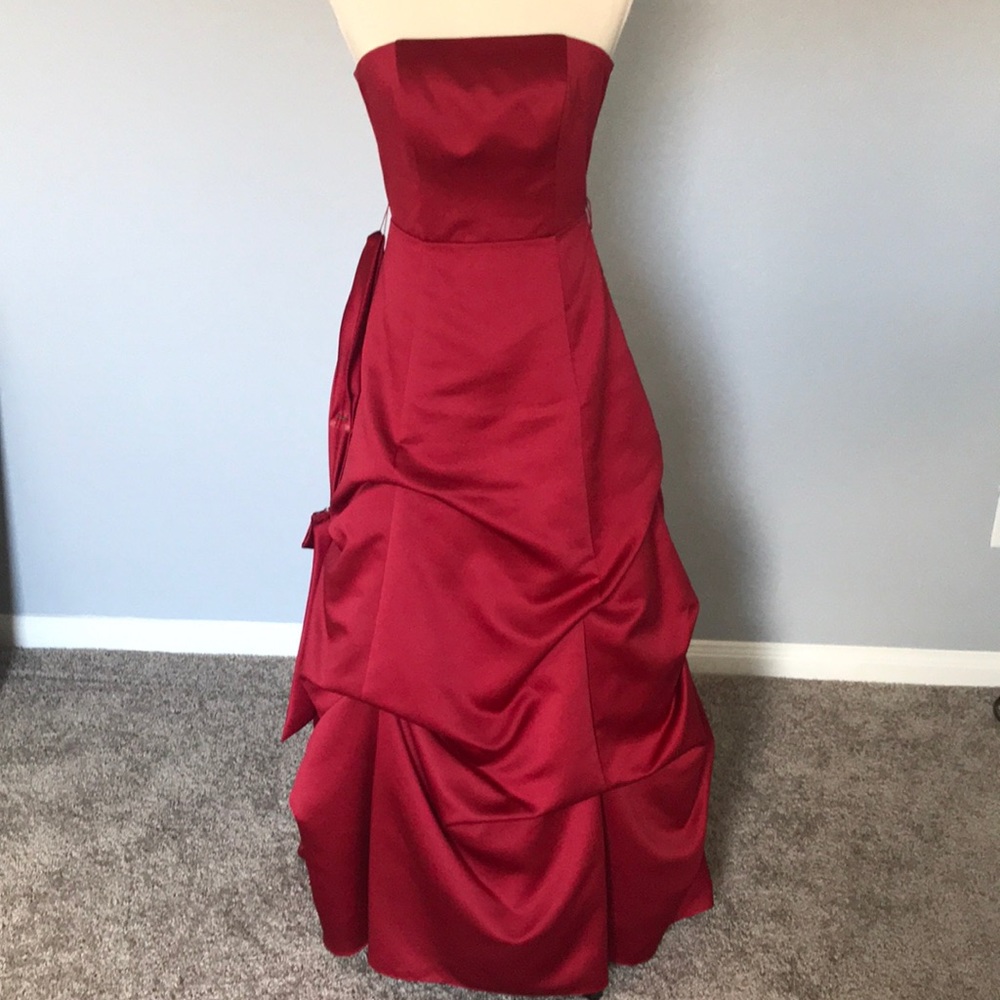 Formal red dress